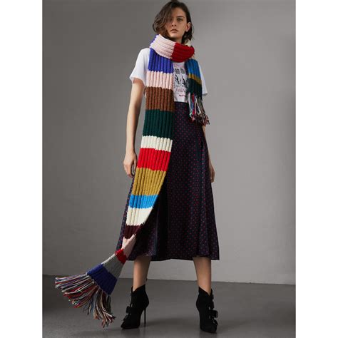 knitting burberry scarf